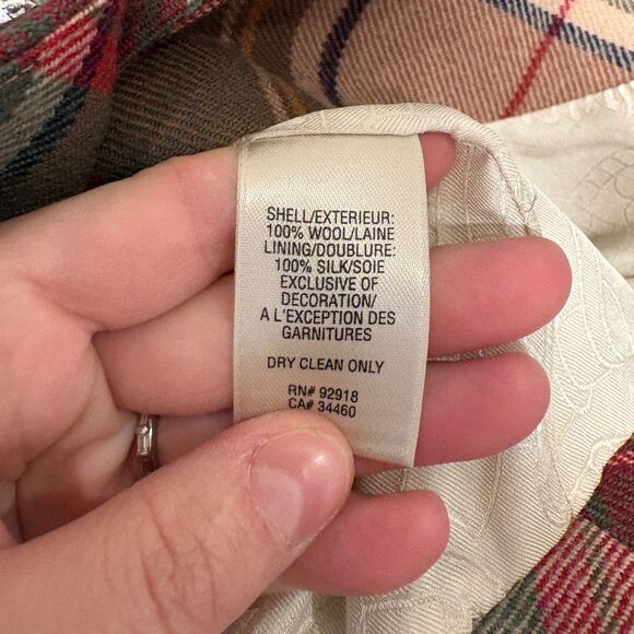 Juicy Couture Vintage Wool Plaid Blazer 4 - Picture 7 of 8